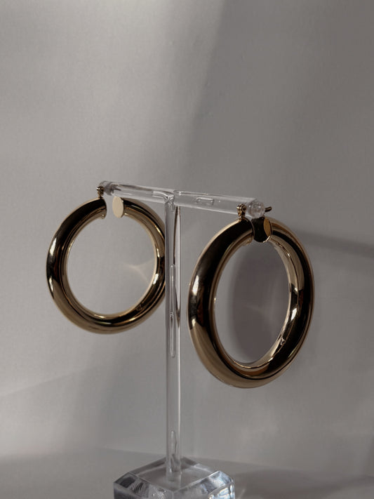 MONET—18K Gold Bold Hoops
