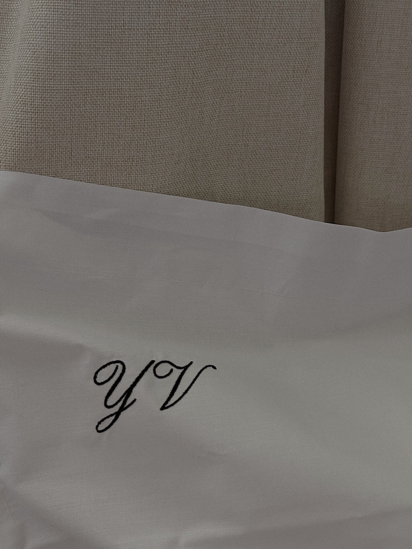 YONI – Custom Initial Pillowcase