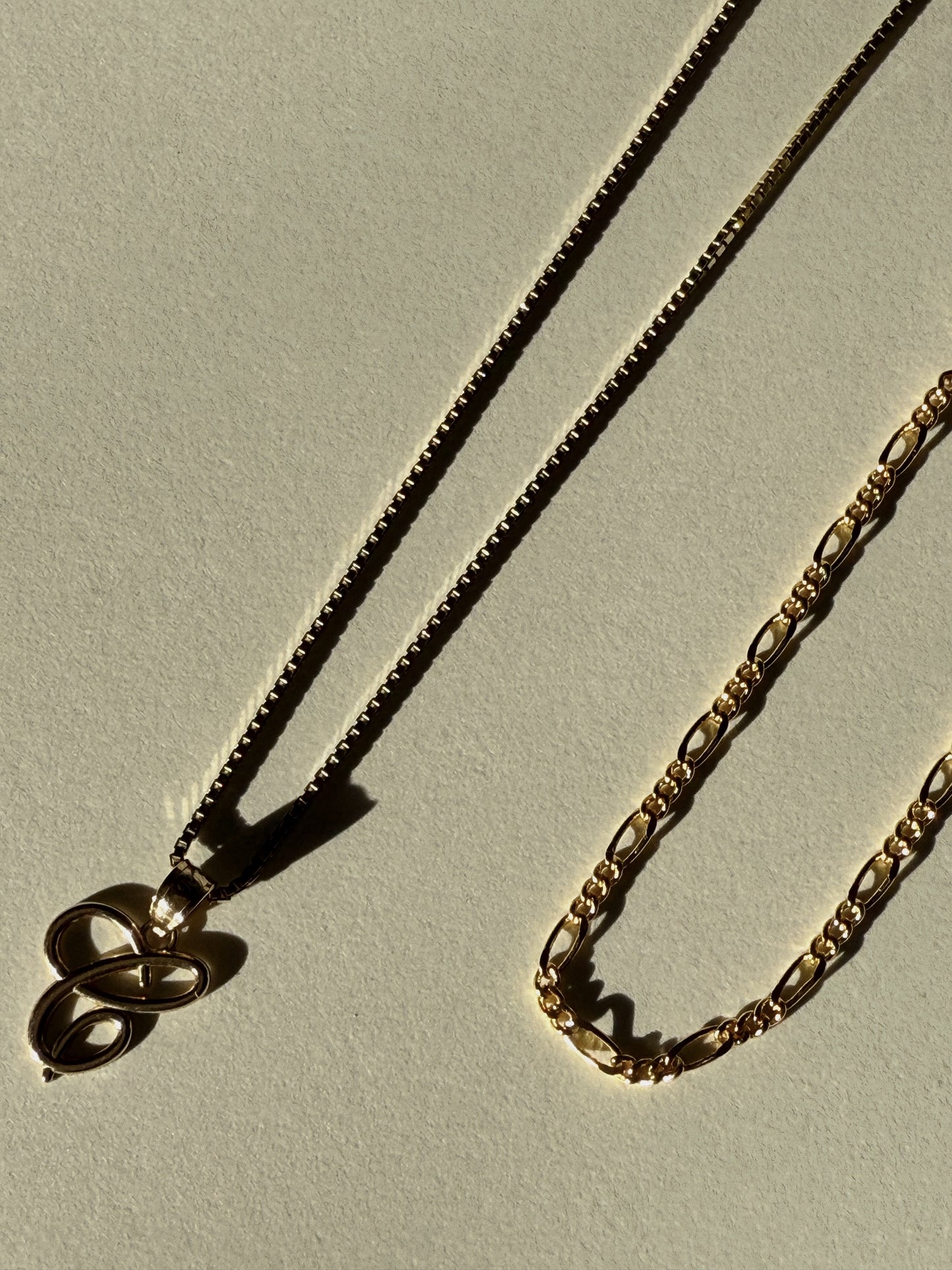 YUNA—14k Figaro Chain