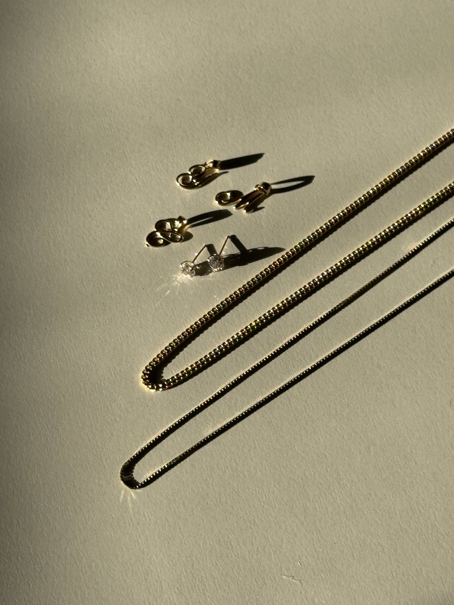 YARA—14K Box Chain Necklace
