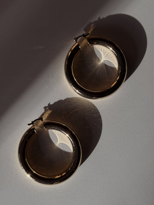 MONET—18K Gold Bold Hoops
