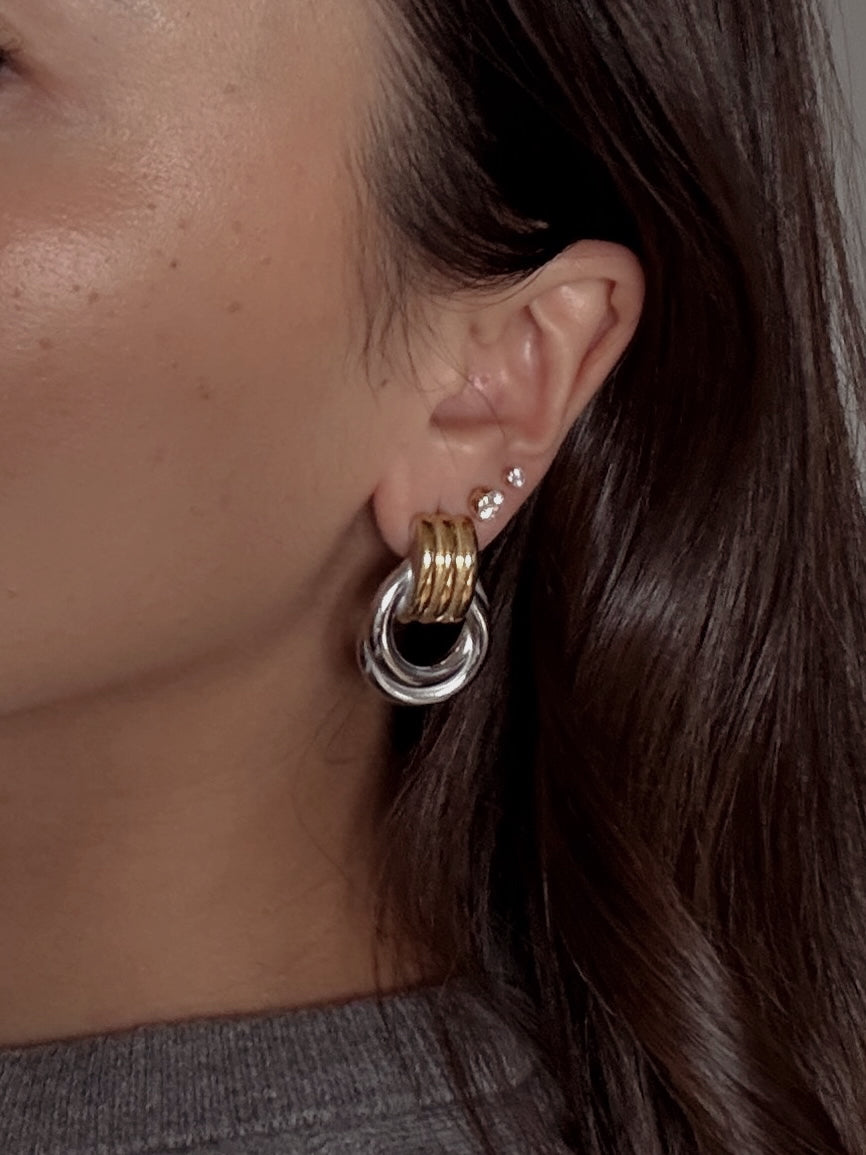 MAE—18K Sculpted Hoops